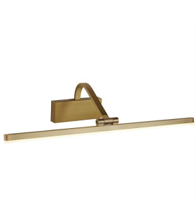 Integrated LED 1 Light Picture Wall Light Brushed Gold_Main
