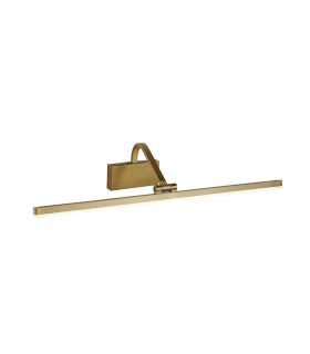 Integrated LED 1 Light Picture Wall Light Brushed Gold_Main