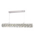 Remy Integrated LED 1 Light Pendant Bar Chrome Clear Crystal Trim_Main