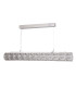 Remy Integrated LED 1 Light Pendant Bar Chrome Clear Crystal Trim_Off