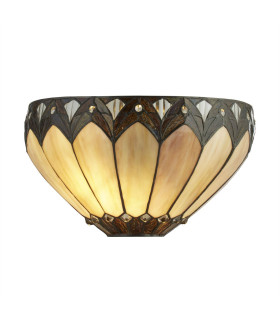 Pearl 1 Light Wall Matt Black Brown Purple E14_Main