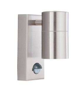 1 Light Wall Light Stainless Steel IP44 GU10_Main