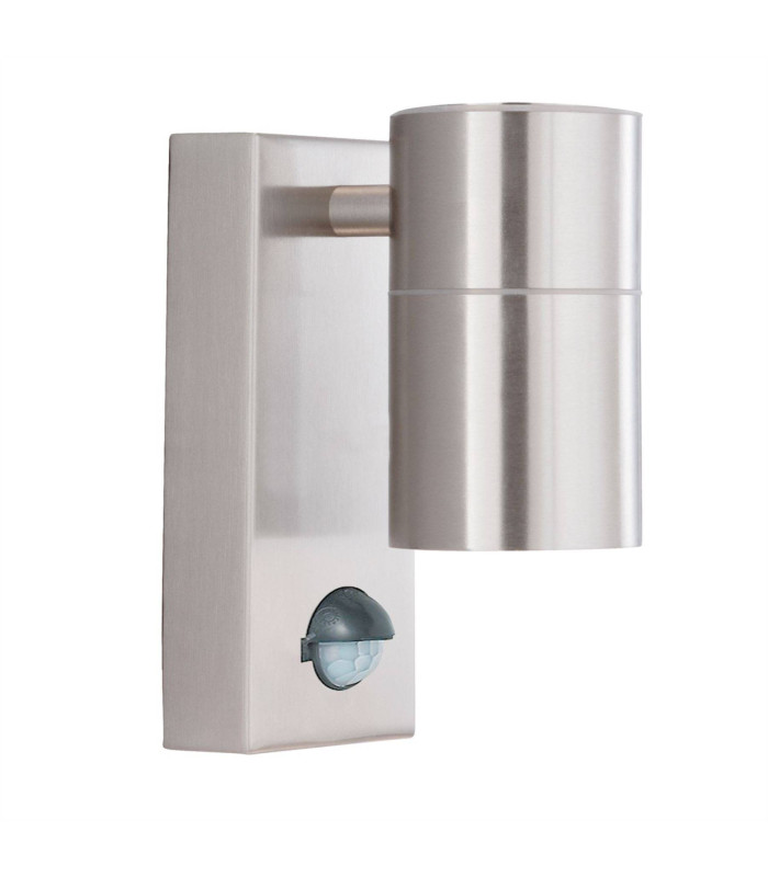 1 Light Wall Light Stainless Steel IP44 GU10_Main