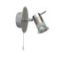 Aries 1 Light Bathroom Chrome Satin Silver IP44 GU10_Off