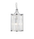 Victoria 2 Light Pendant Chrome with Glass E14_Main