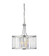 Victoria 5 Light Round Pendant Chrome with Glass E27_Off