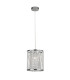 Elise 1 Light Pendant Chrome Crystal Drops E27_Main