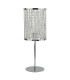 Elise 1 Light Table Lamp Chrome Crystal Drops E14_Off