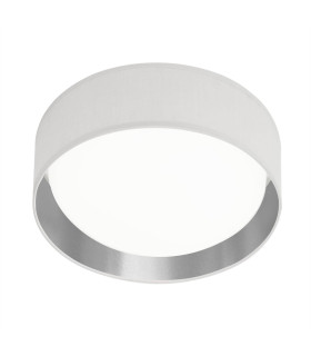Gianna Integrated LED 1 Light Flush Ceiling Light White Silver_Main
