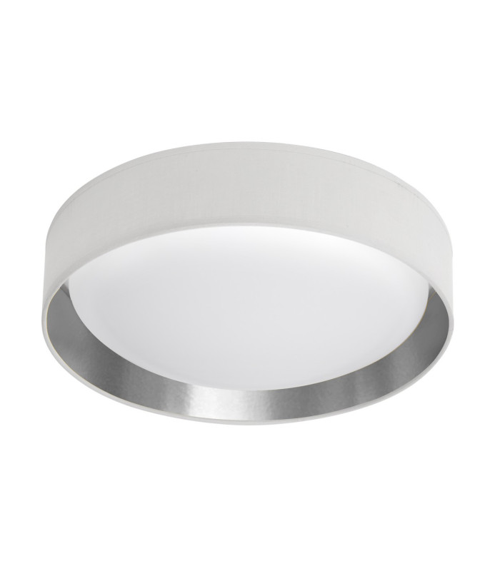 Gianna Integrated LED 1 Light Flush Ceiling Light White Silver_Off