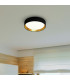 Gianna Integrated LED 1 Light Flush Ceiling Light Black Gold_Room