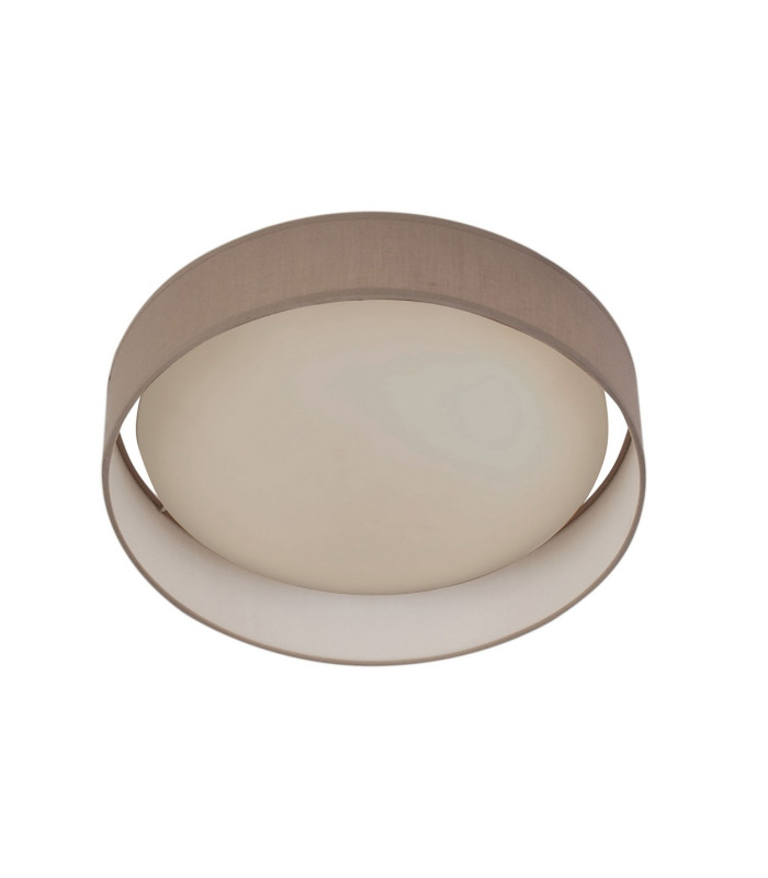Gianna Integrated LED 1 Light Flush Ceiling Light White Brown_Off