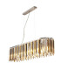 Clarissa 8 Light Bar Ceiling Pendant Chrome Crystal Prism Drops E14_Main