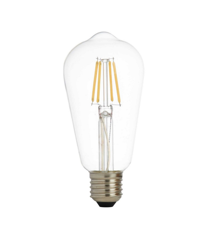 5 PACK Dimmable Led Filament Squirrel Lamp Clear Glass E27 6W 600Lm 2700K_Main