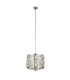 Bijou 3 Light Chrome Ceiling Pendant with Crystal Glass_Off