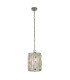 Bijou 1 Light Chrome Ceiling Pendant with Crystal Glass_Main