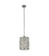 Bijou 1 Light Chrome Ceiling Pendant with Crystal Glass_Off