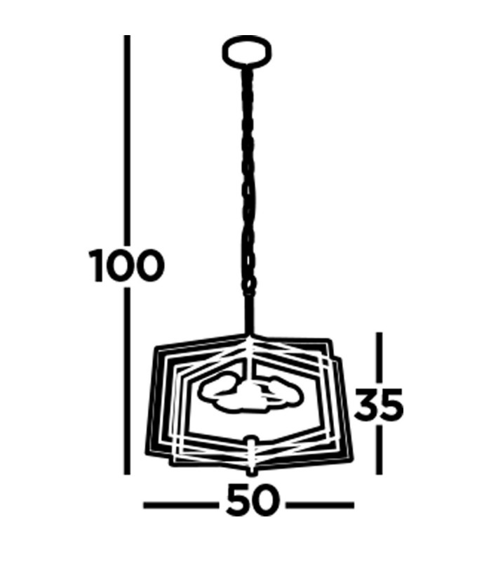 Slinky 3 Light Metal Adjustable Matt Black Cage Ceiling Pendant_Line