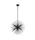 Sputnik 10 Light Spherical Ceiling Pendant - Black_Off