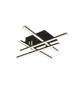 Matrix Integrated Led Flush Fitting 4 Light Black_Main