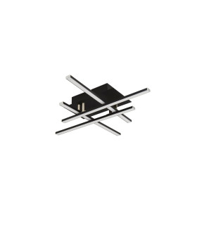 Matrix Integrated Led Flush Fitting 4 Light Black_Off