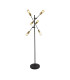 6 Light Floor Lamp Black And Satin Brass_Main