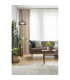 1 Light Led Pendant Matt Black With Smoked Glass_Room