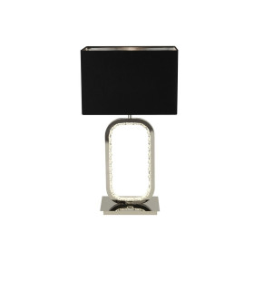 Chrome Table Lamp With 1x E27 Holder And Led Base With Crystal Glass Detail_Main