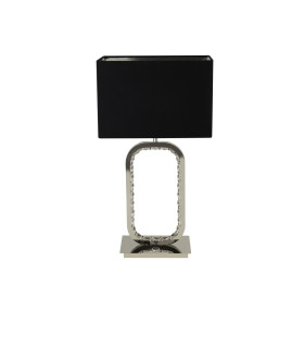Chrome Table Lamp With 1x E27 Holder And Led Base With Crystal Glass Detail_Off