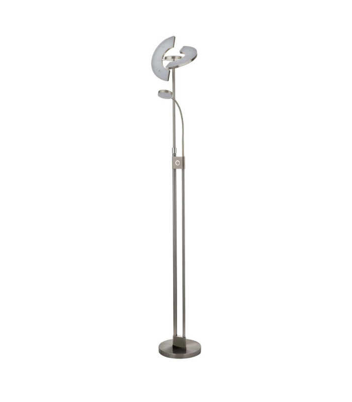 Led Mother & Child Floor Lamp Satin Nickel & Chrome_Main