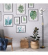 Led Mother & Child Floor Lamp Matt Black & Satin Brass_Room