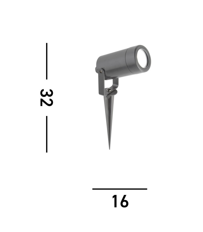 Garden Spike - Grey_Line