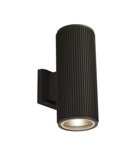 Up Down Wall Porch Light - Black With Clear Glass_Main