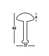 Outdoor Led Post (450mm Height) - Dark Grey_Line