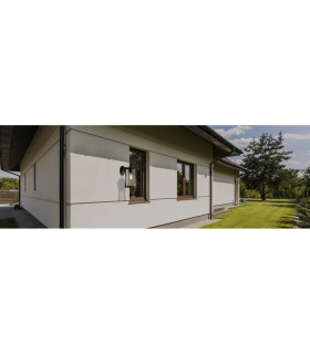 1 Light Outdoor Wall Porch Light - Black With Clear Glass_Room