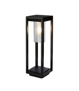 Outdoor Post - 450mm Black With Clear Diffuser_Main