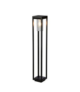 Outdoor Post - 900mm Black With Clear Diffuser_Main
