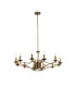 12 Light Pendant Antique Brass_Main