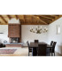 12 Light Pendant Antique Brass_Room