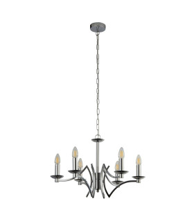 6 Light Pendant
 Chrome_Off