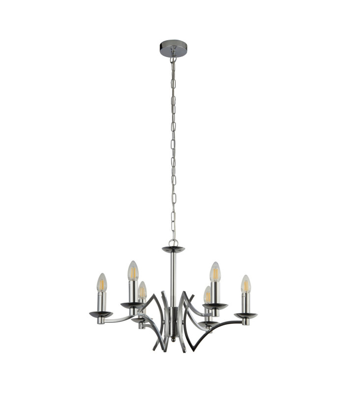 6 Light Pendant
 Chrome_Off