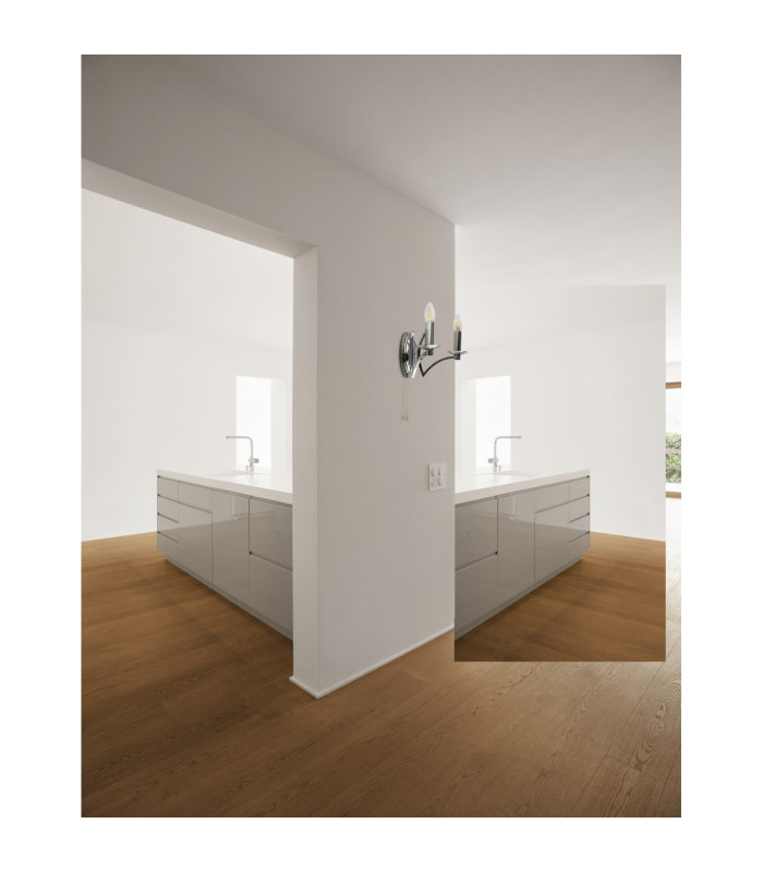 2 Light Wall Light Chrome_Room