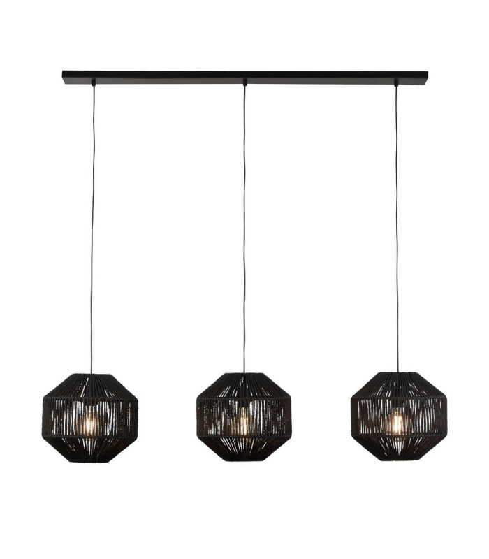 3 Light Bar Black Pendant_Main