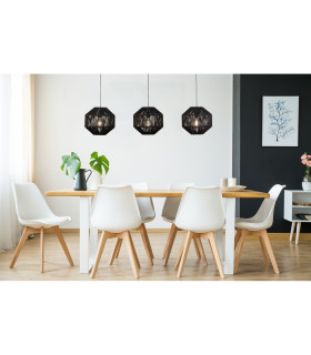 3 Light Bar Black Pendant_Room