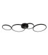 4 Light Led Ring Flush Light Matt Black_Off