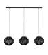 3 Light Bar Black Pendant_Off