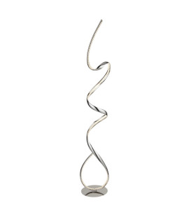 Led Floor Lamp Chrome With Crystal Diffuser_Main