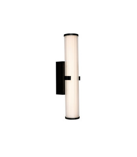 Led Black Wall Light 18W. Ip44_Main
