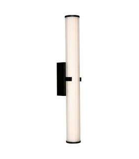 Led Black Wall Light 23W. Ip44_Main