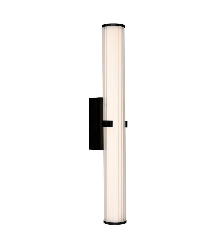Led Black Wall Light 23W. Ip44_Main